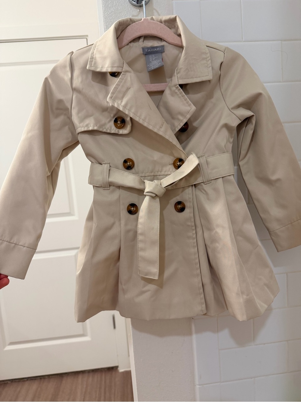 Tahari Girls' Trench Coat